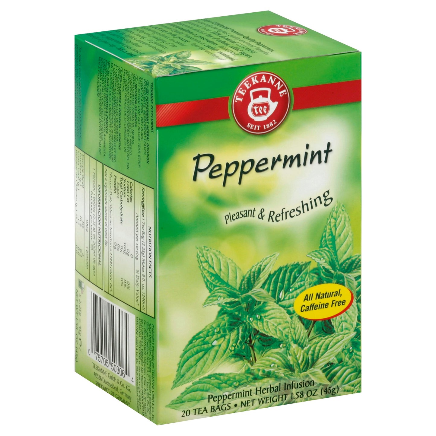 Teekanne Tea Herbal Peppermint 20 Bg Pack of 10