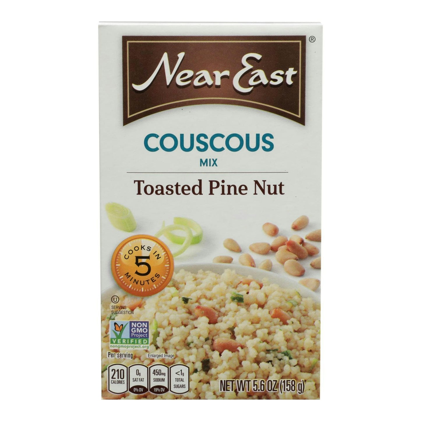 Near East Couscous Mix - Toasted Pine Nut 5.6 oz (Pack of 12)