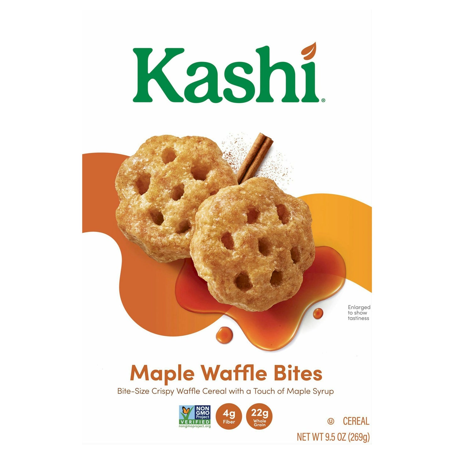 Kashi Cereal Maple Waffle Crisp 9.5 Oz Pack of 8