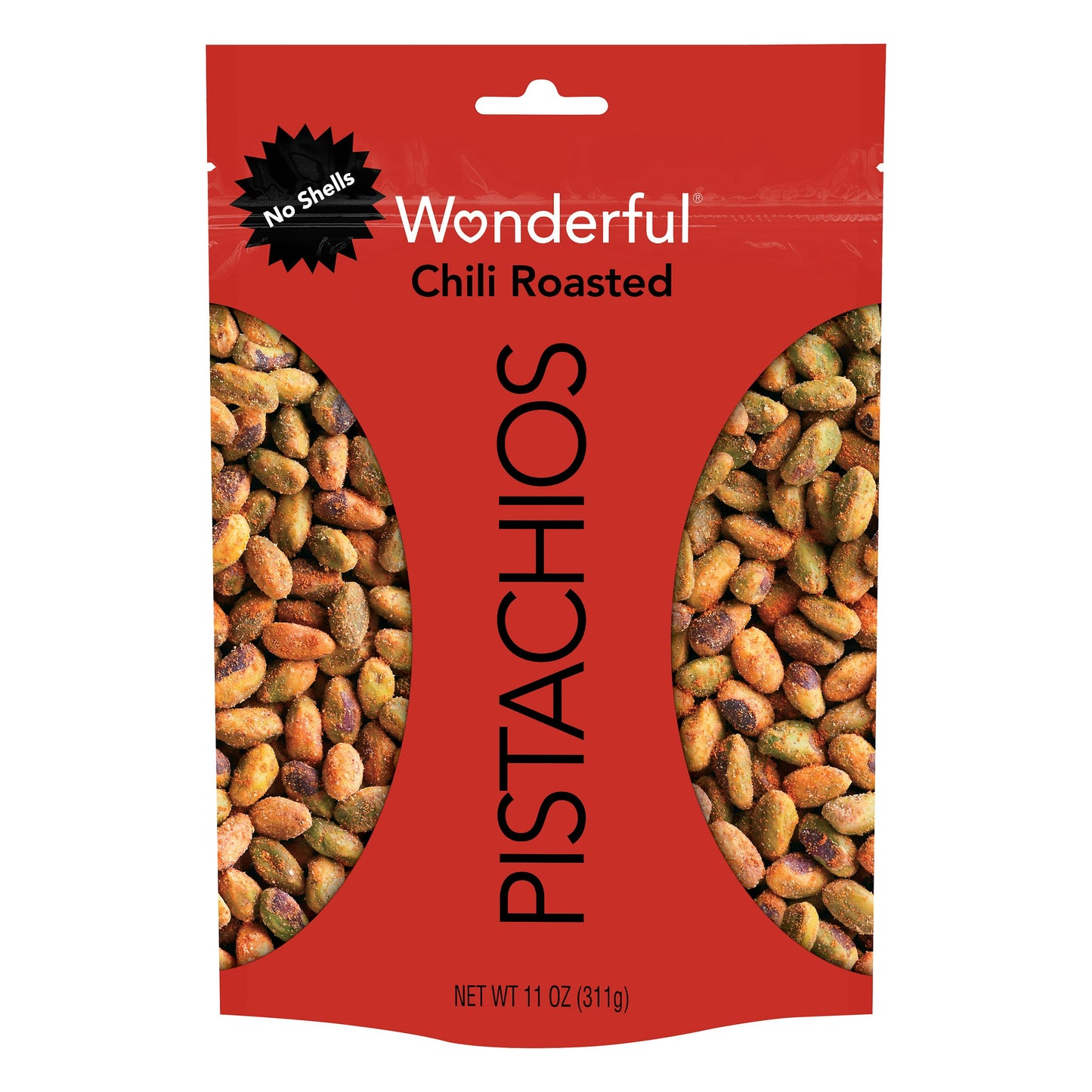 Wonderful Pistachios Pistachios Chili Roasted 11 Oz Pack of 12
