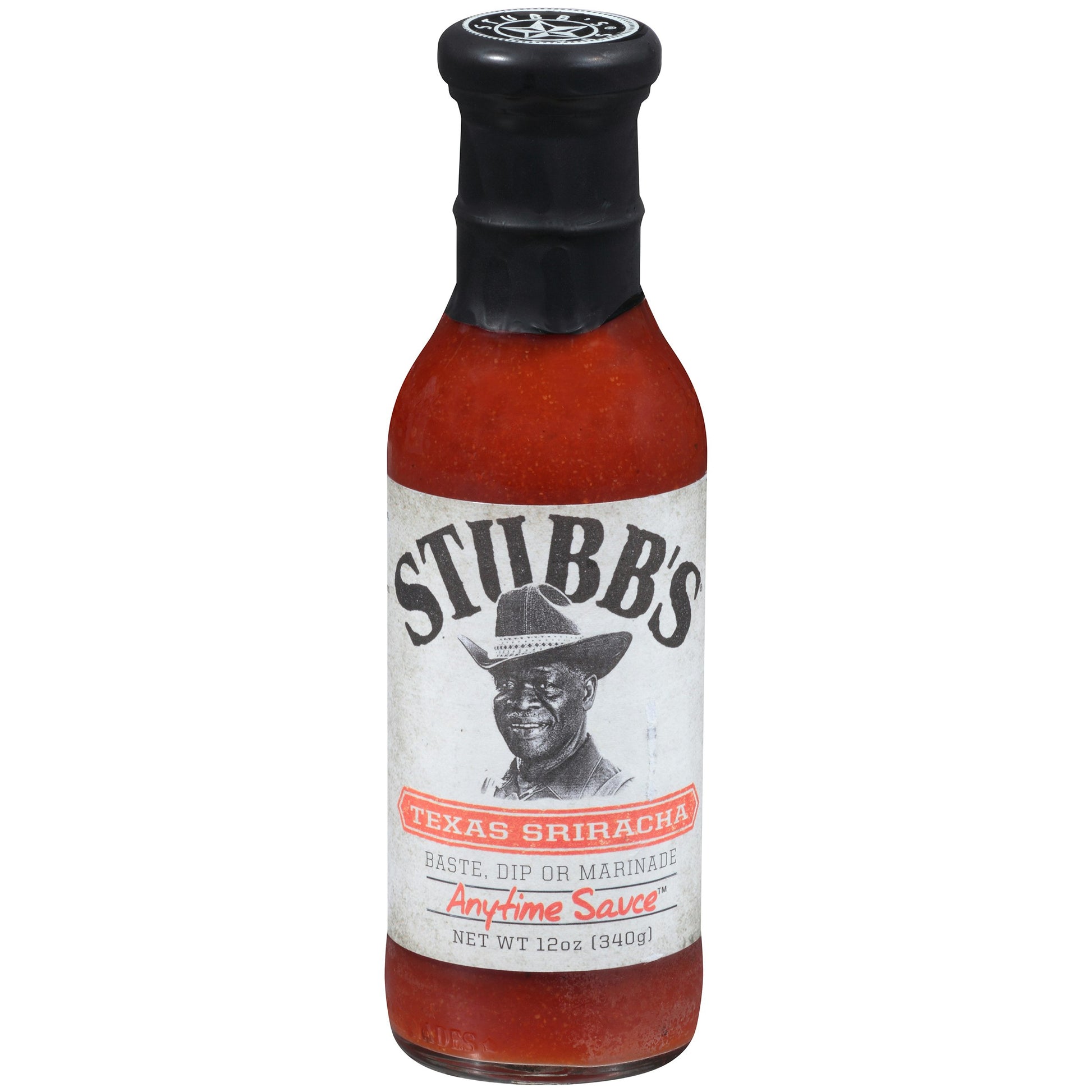Stubbs Anytime Sauce Texas Sriracha Sauce - 12 Ounce (Pack of 6)
