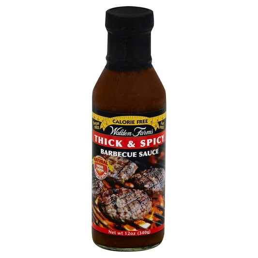 Walden Farms Sauce Barbeque Calorie Free Thick Spicy 12 Fl (Pack of 6)