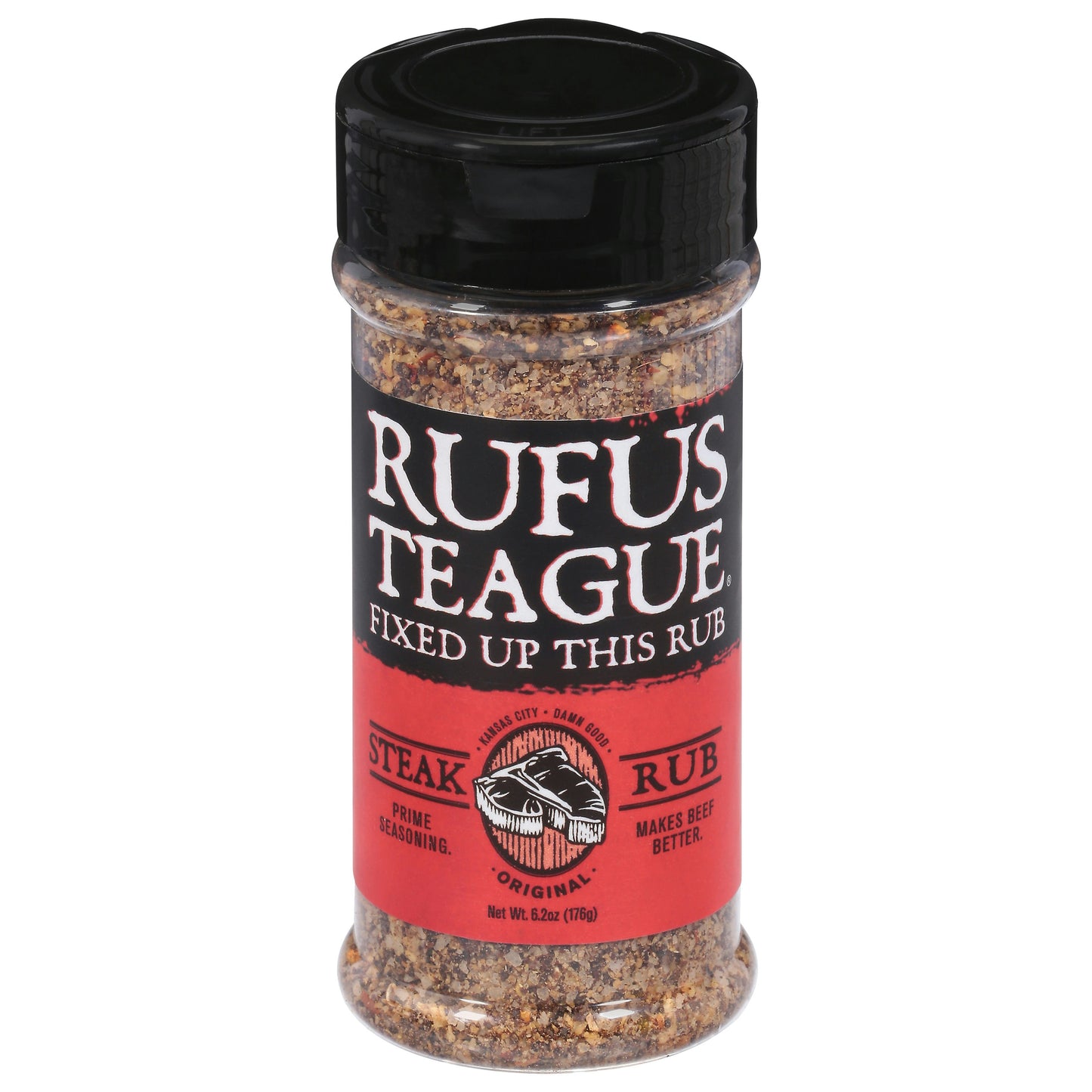 Rufus Teague Rub Steak 6.2 oz (Pack of 6)