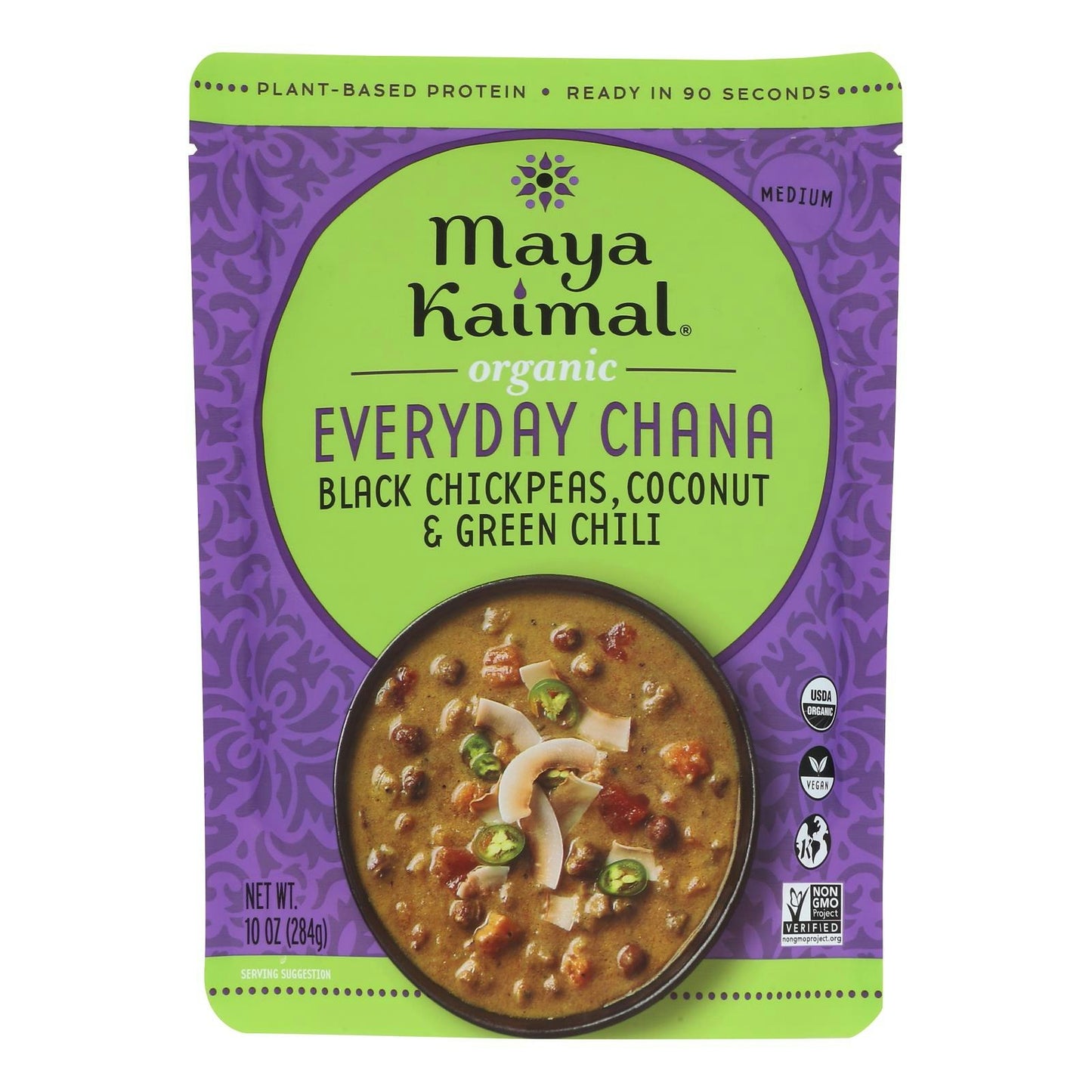 Maya Kaimal - Chana Chickpea Coconut Chili 10 oz (Pack of 6)