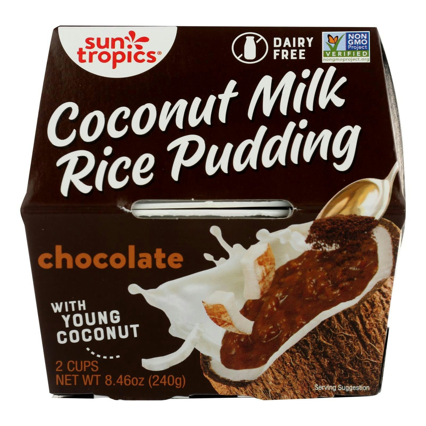 Sun Tropics Classic Cocoa Coconut Rice Pudding 8.46 oz (Pack of 6)