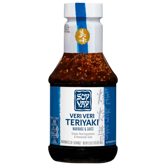 Soy Vay Sauce Veri Veri Teriyaki 21 Oz Pack of 6