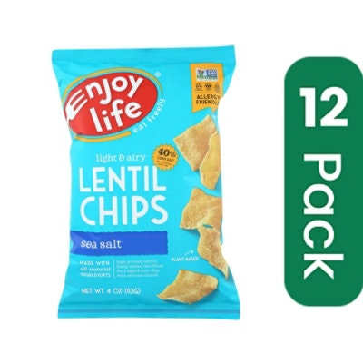 Enjoy Life Lentils Light Sea Salt - 4 oz (Pack of 12)
