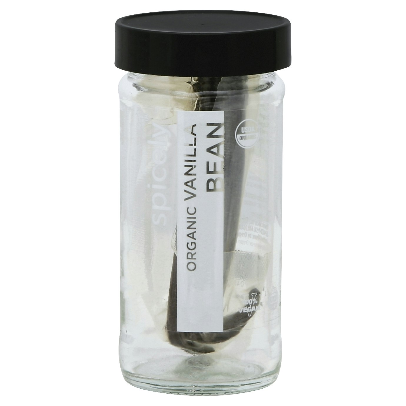 Spicely Organics Spice Vanilla Bean Jar 2 Pc Pack of 3