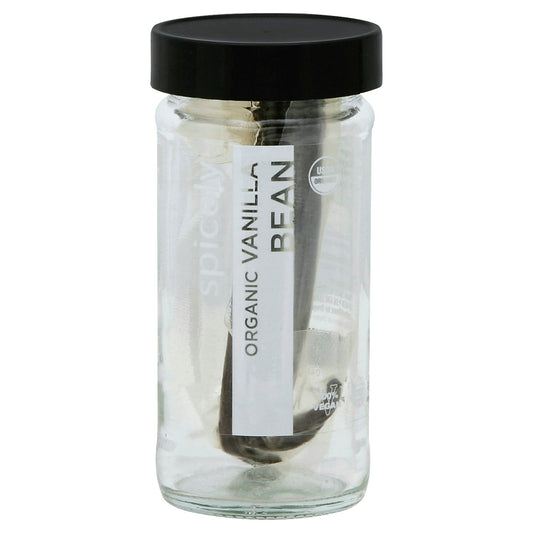 Spicely Organics Spice Vanilla Bean Jar 2 Pc Pack of 3