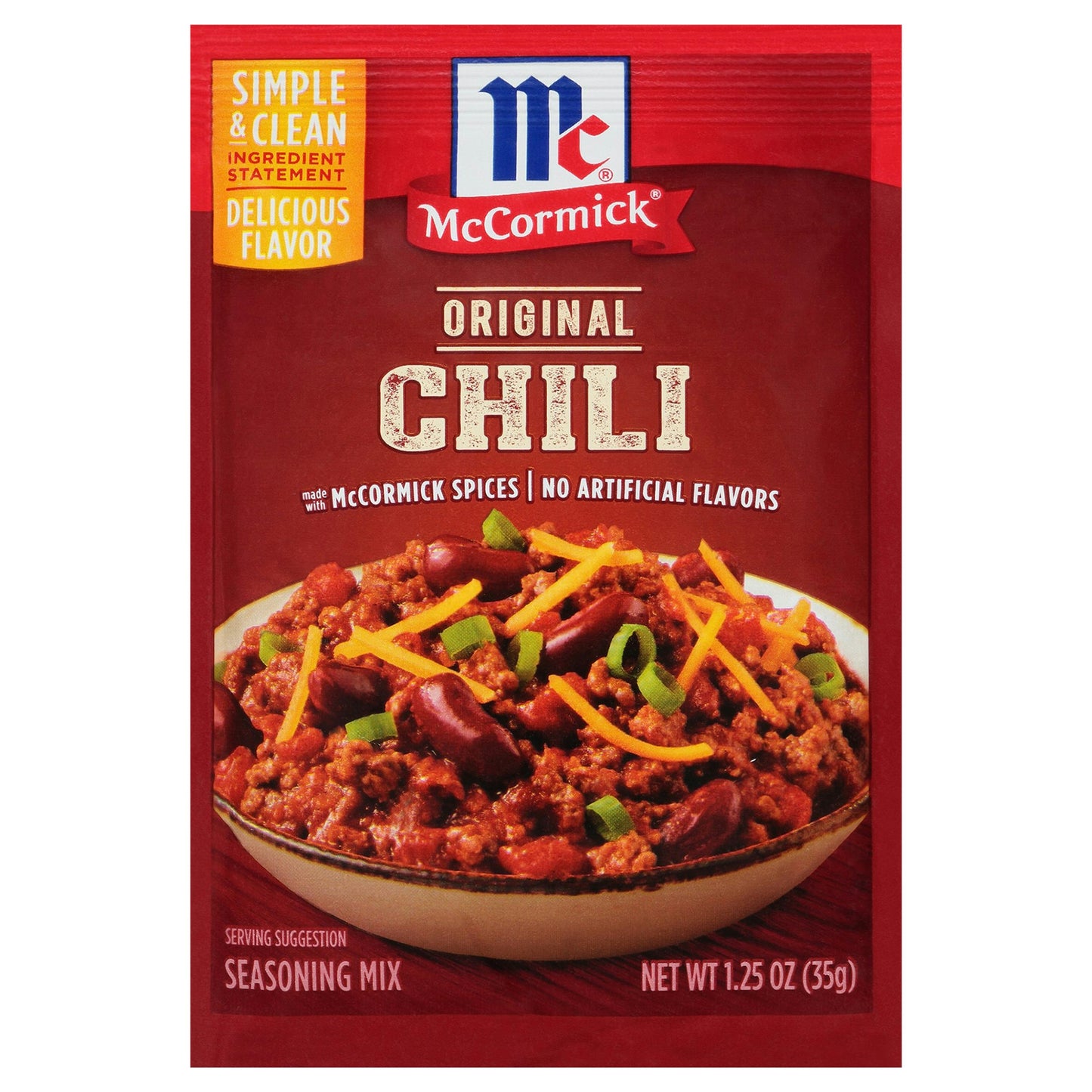 McCormick Chili Seasoning Mix - 1.25 Oz (Pack of 24)