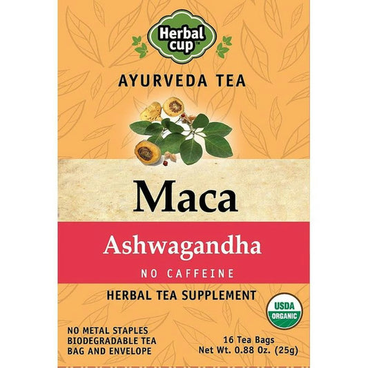 Herbal Cup Tea Maca Ashwagandha 16 Bg Pack of 6