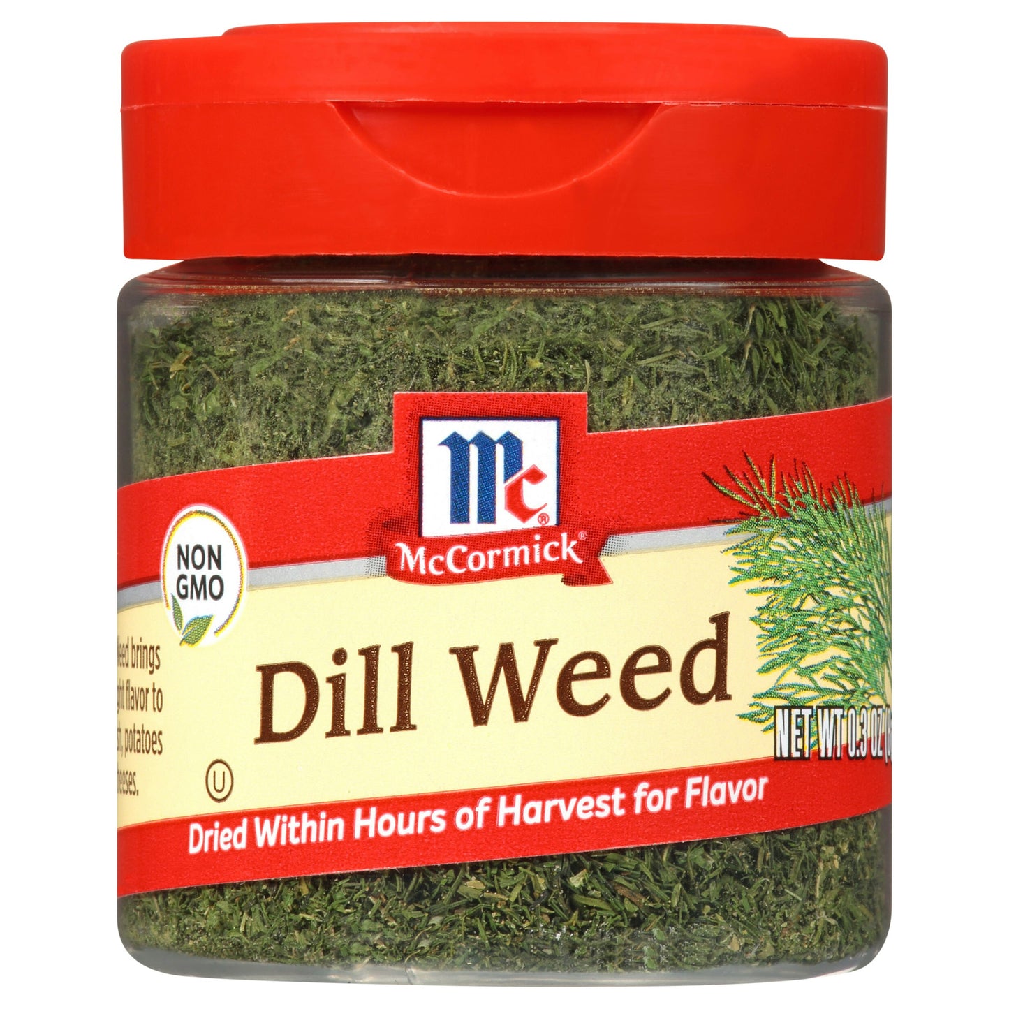 Mc Cormick Spice Dill Weed 0.3 Oz Pack of 6
