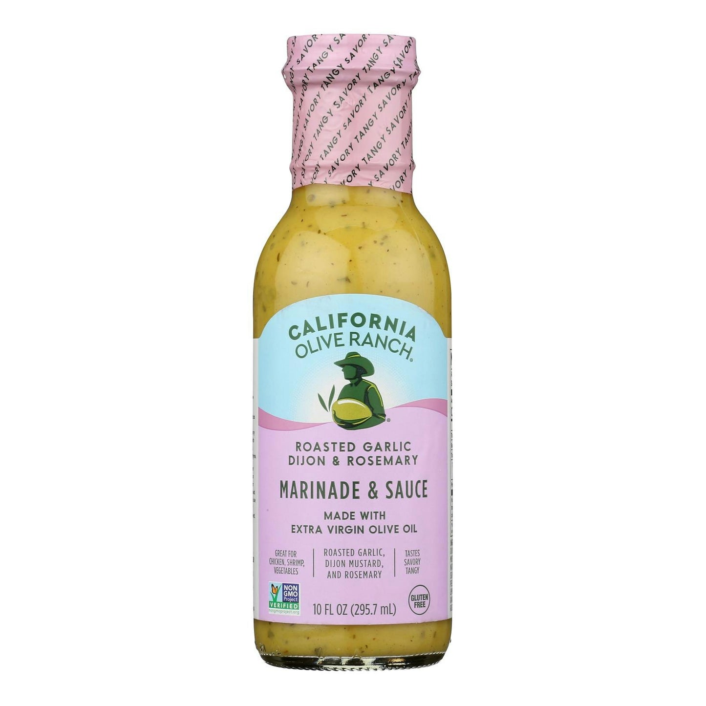 California Olive Ranch - Marinade Sauce Roasted Gar Dijon 10 fl. oz (Pack of 6)