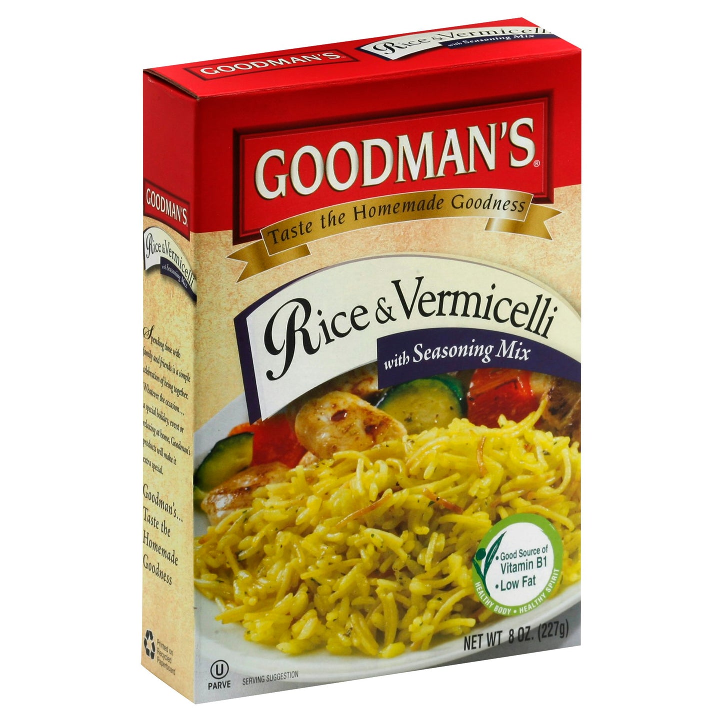 Goodmans Rice And Vermicelli W Season Mx 8 Oz Pack of 24