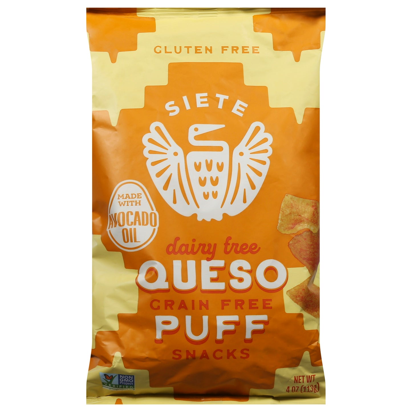 Siete Puffs Queso 4 Oz (Pack Of 6)