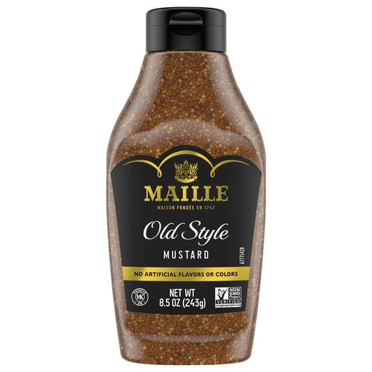 Maille Mustard Old Sytle Squeeze 8.5 Oz (Pack of 6)