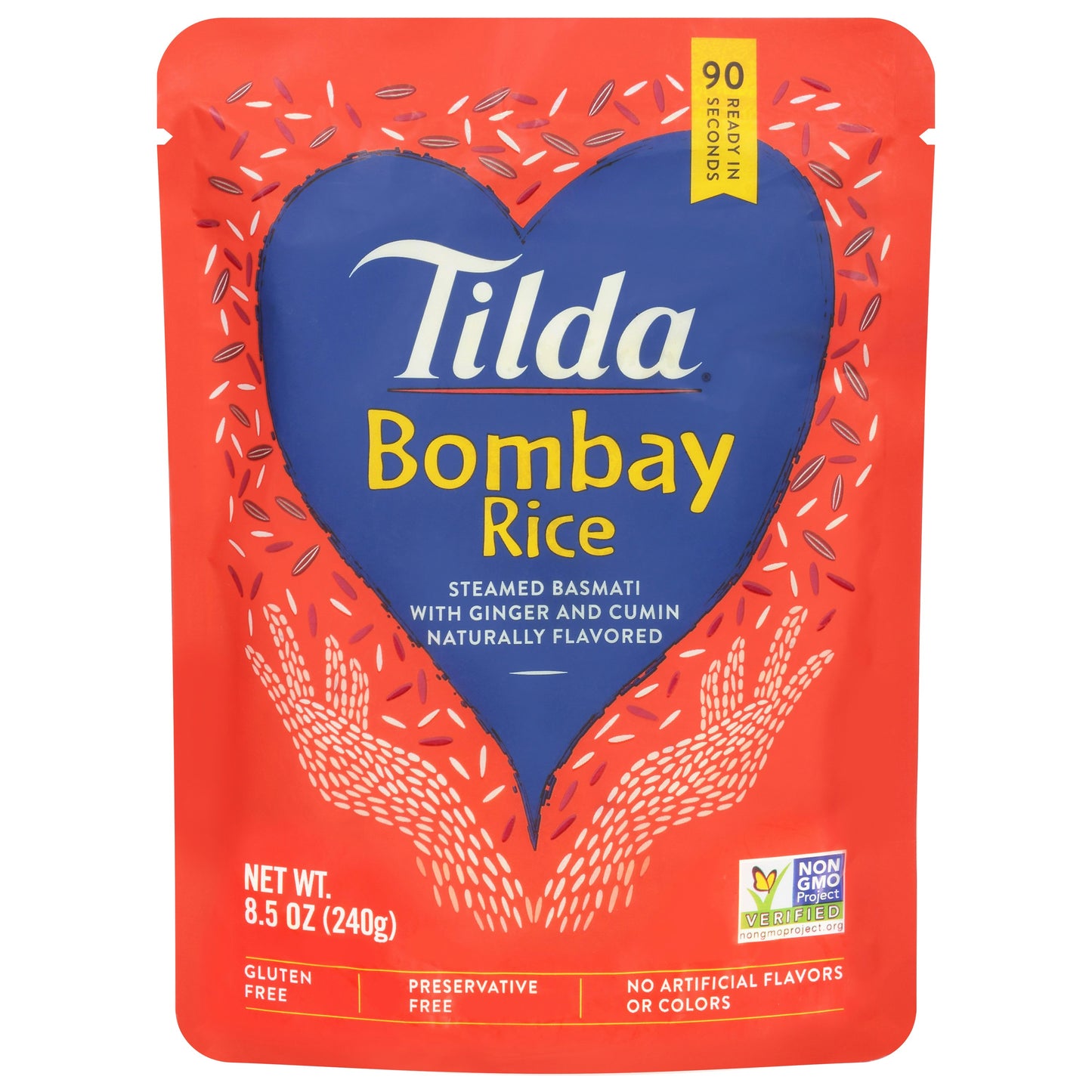 Tilda Rice Bombay 8.5 Oz (Pack of 6)