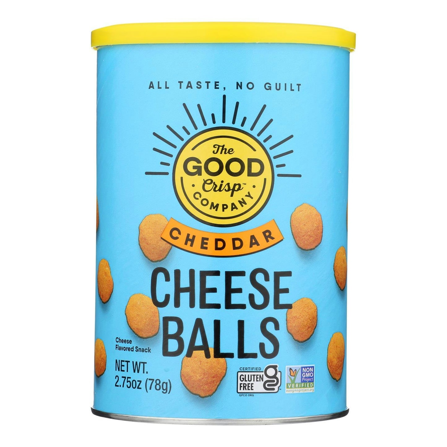 The Good Crisp Company - Cheese Balls Cheddar 2.75 oz (Pack of 9)