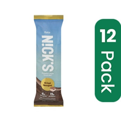 Nicks Bar Krispi Nougat 1.76 oz (Pack of 12)