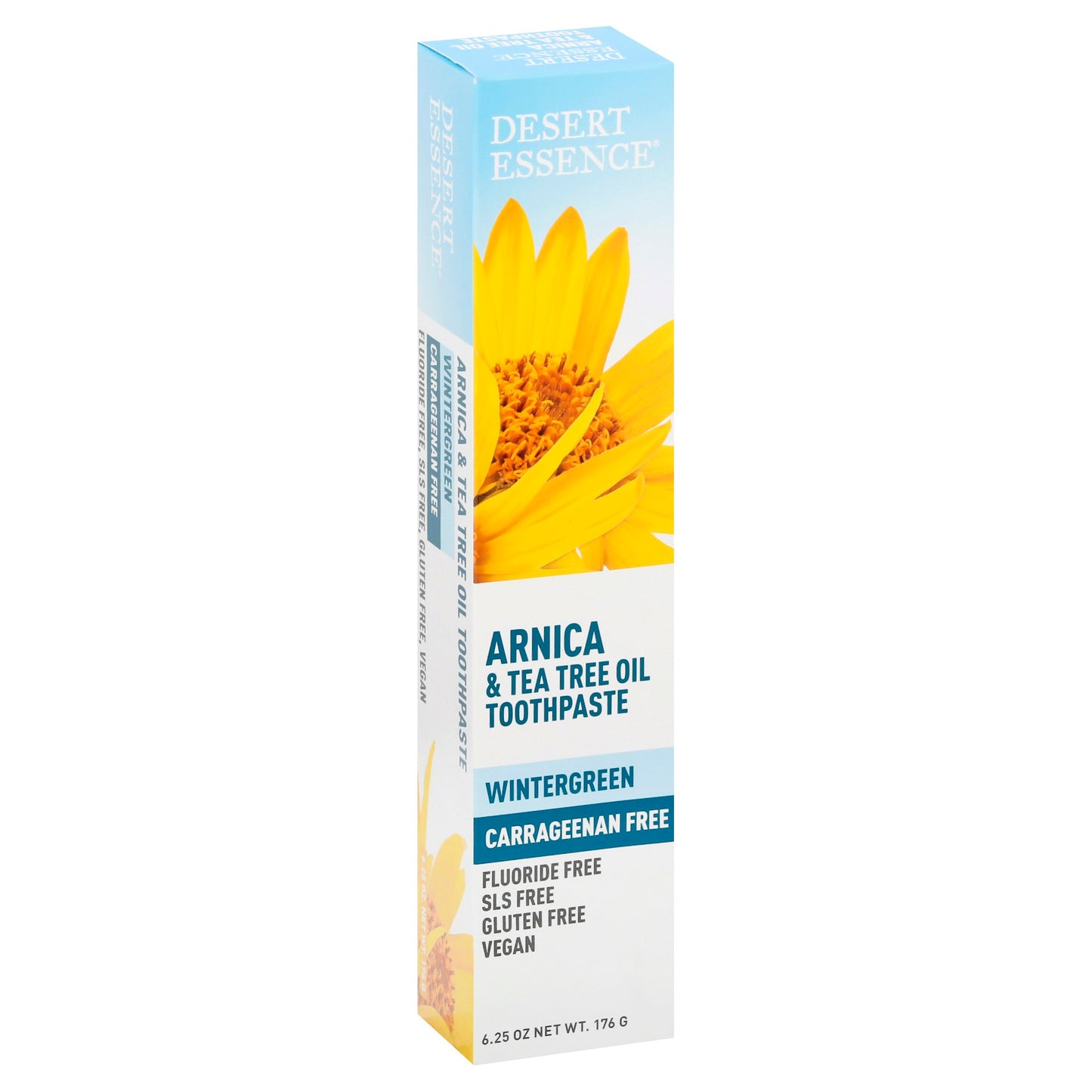 Desert Essence Toothpaste Tea Tree Arnica 6.25 Oz (Pack of 3)