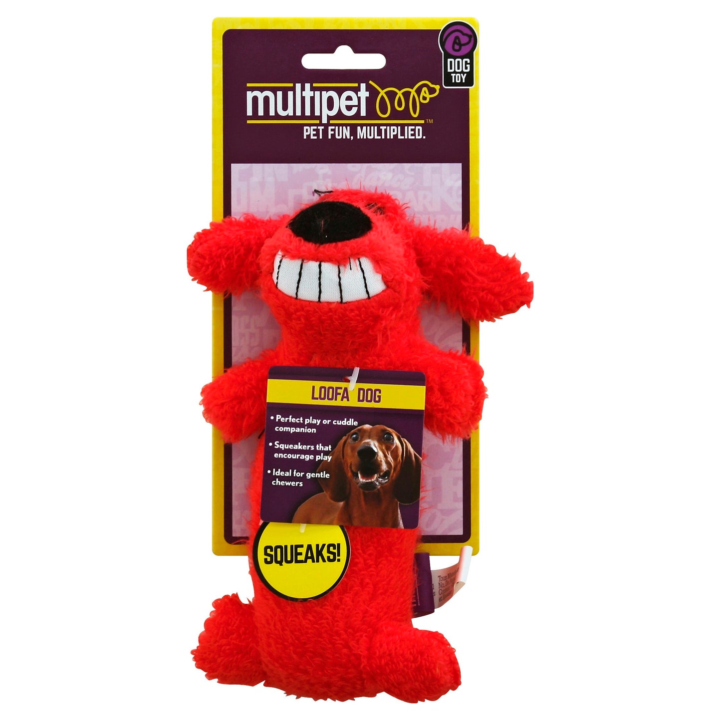 Multipet Toy Dog Loofa 1 Ea Pack of 3