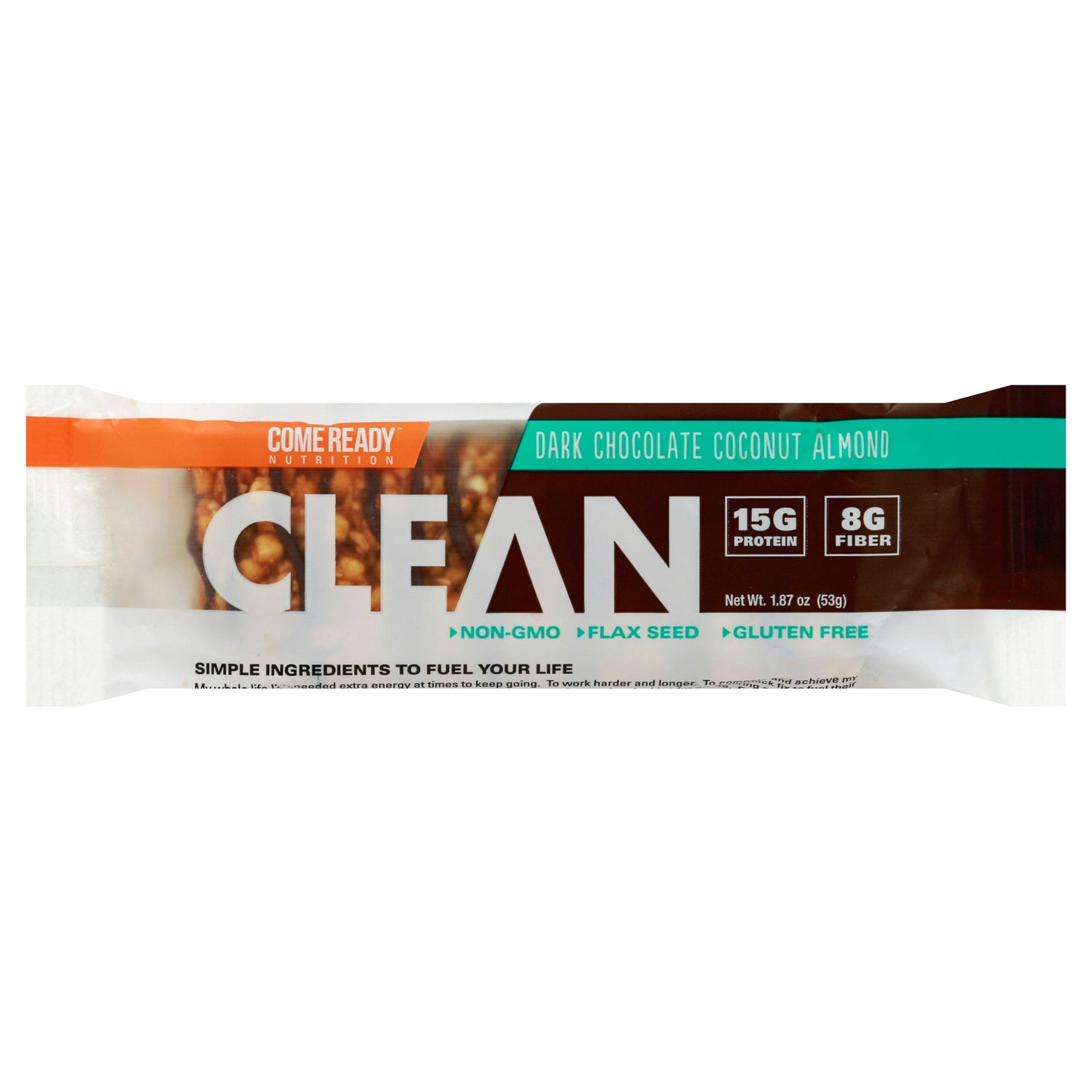 Ready Bar Protein Dark Chocolate Coconut Almond 1.87 Oz (Pack of 12)