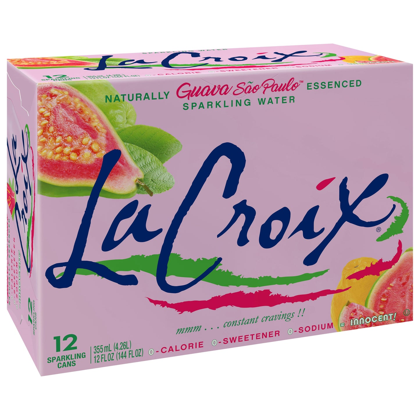 La Croix Water Sparkling Guava 144 Fo Pack of 2