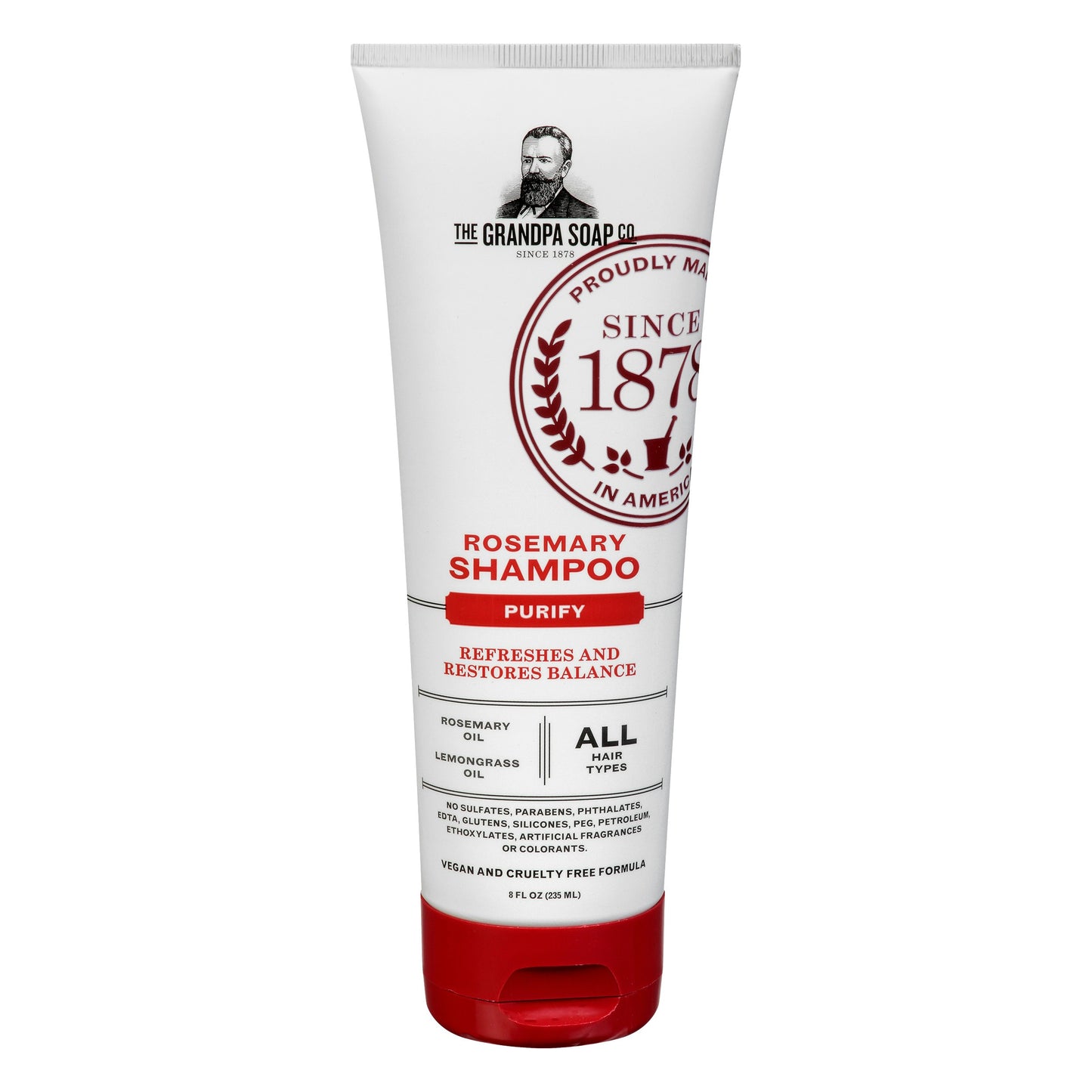 Grandpas Shampoo Rosemary 8 Oz (Pack of 3)