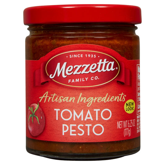 Mezzetta Sauce Pesto Sundried Tomato 6.25 Oz Pack of 6