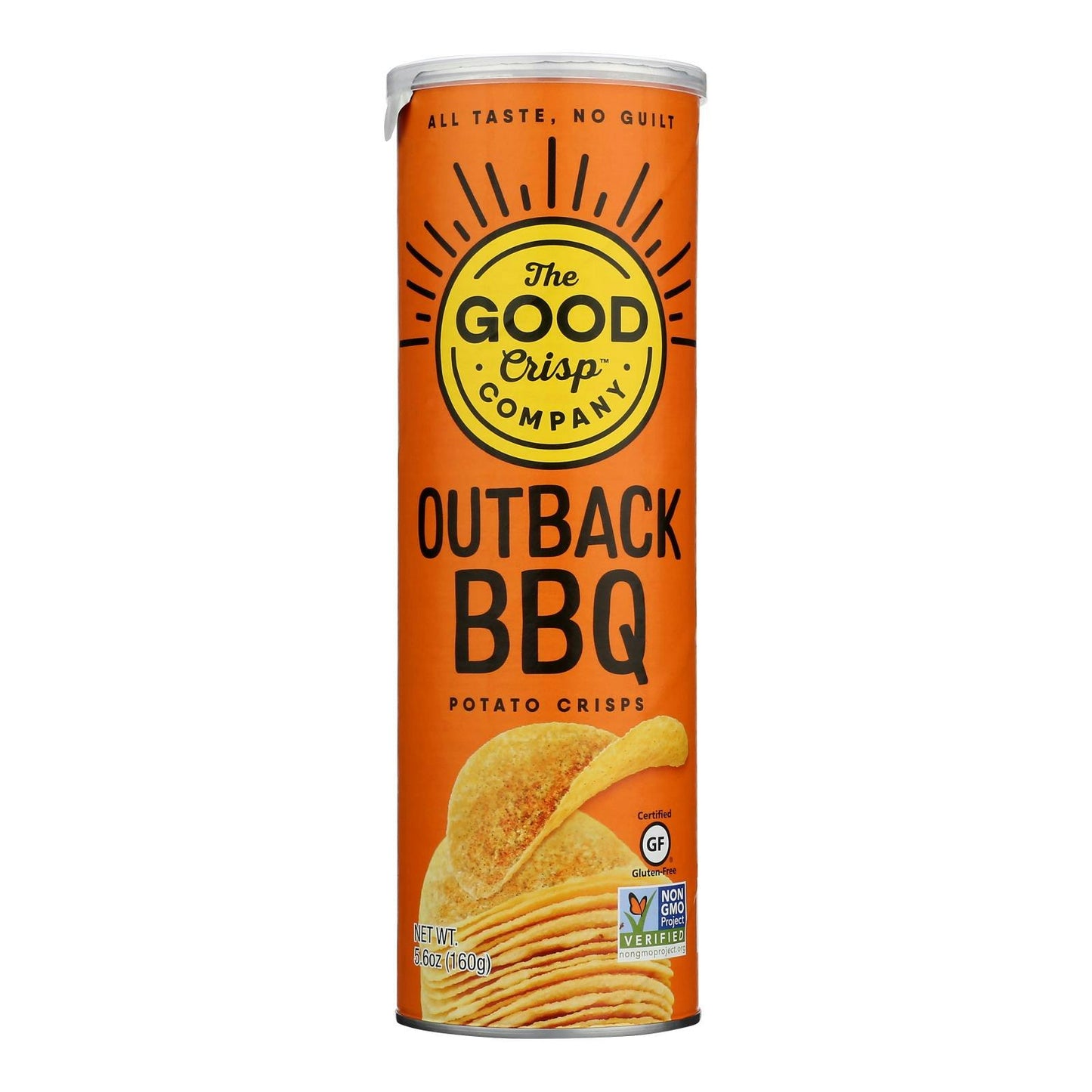 The Good Crisp Company - Potato Crisp Outback Barbeque 5.6 oz (Pack of 8)