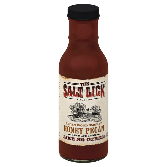 Salt Lick Sauce BBQ Honey Pecan 12 Oz (Pack of 6)