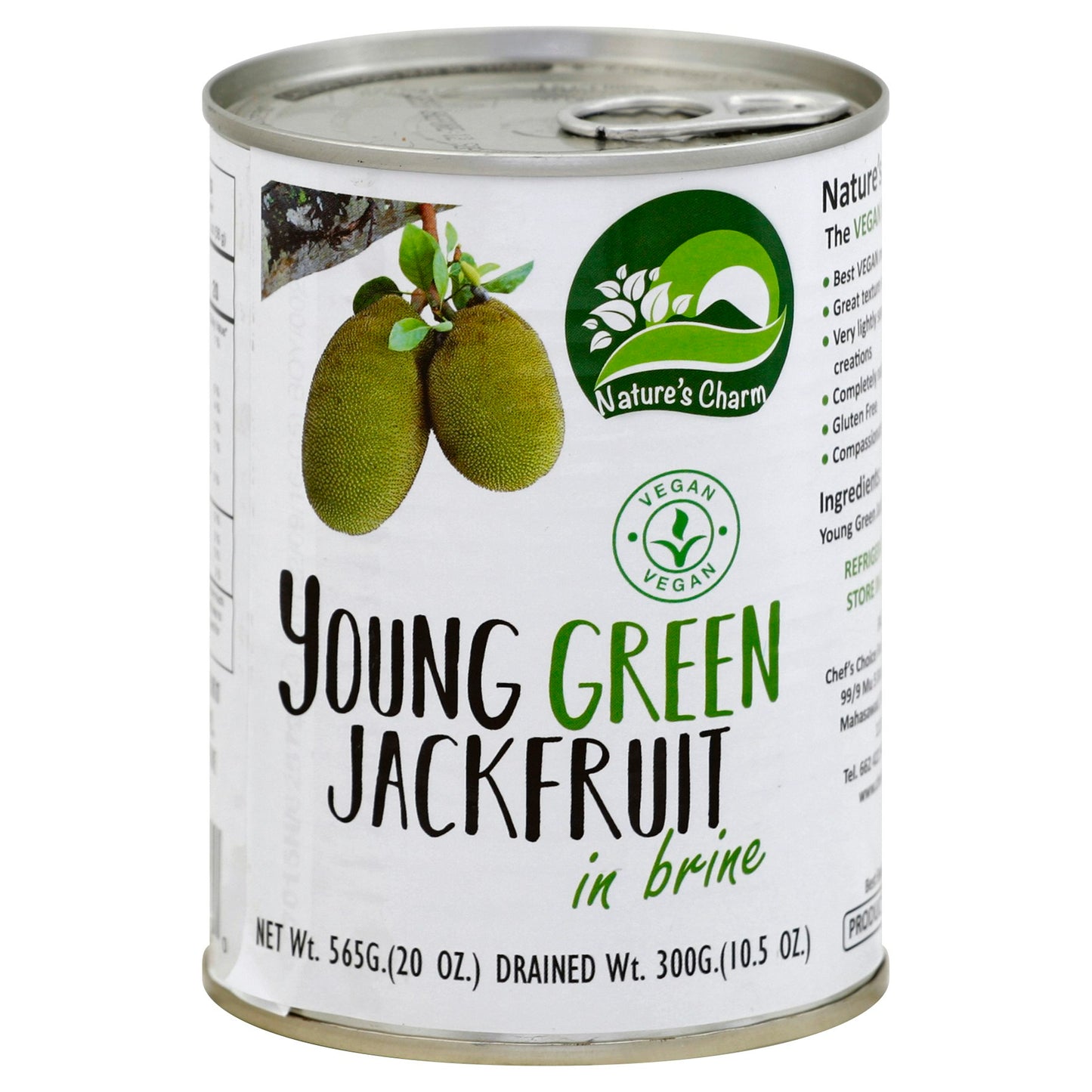 Natures Charm Jackfruit Young Green Brine 20 Oz Pack of 6