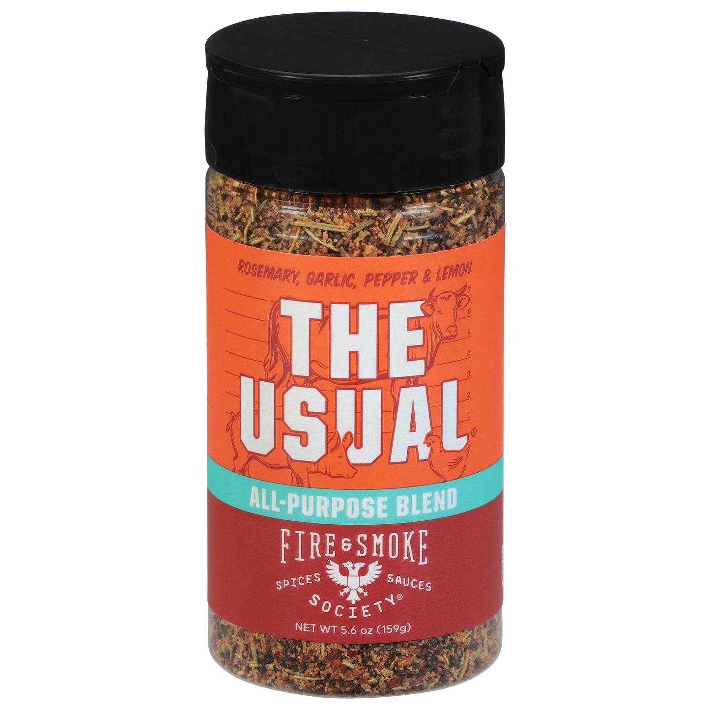 Fire And Smoke Seasoning The Usual 5.6 Oz (Pack Of 6)