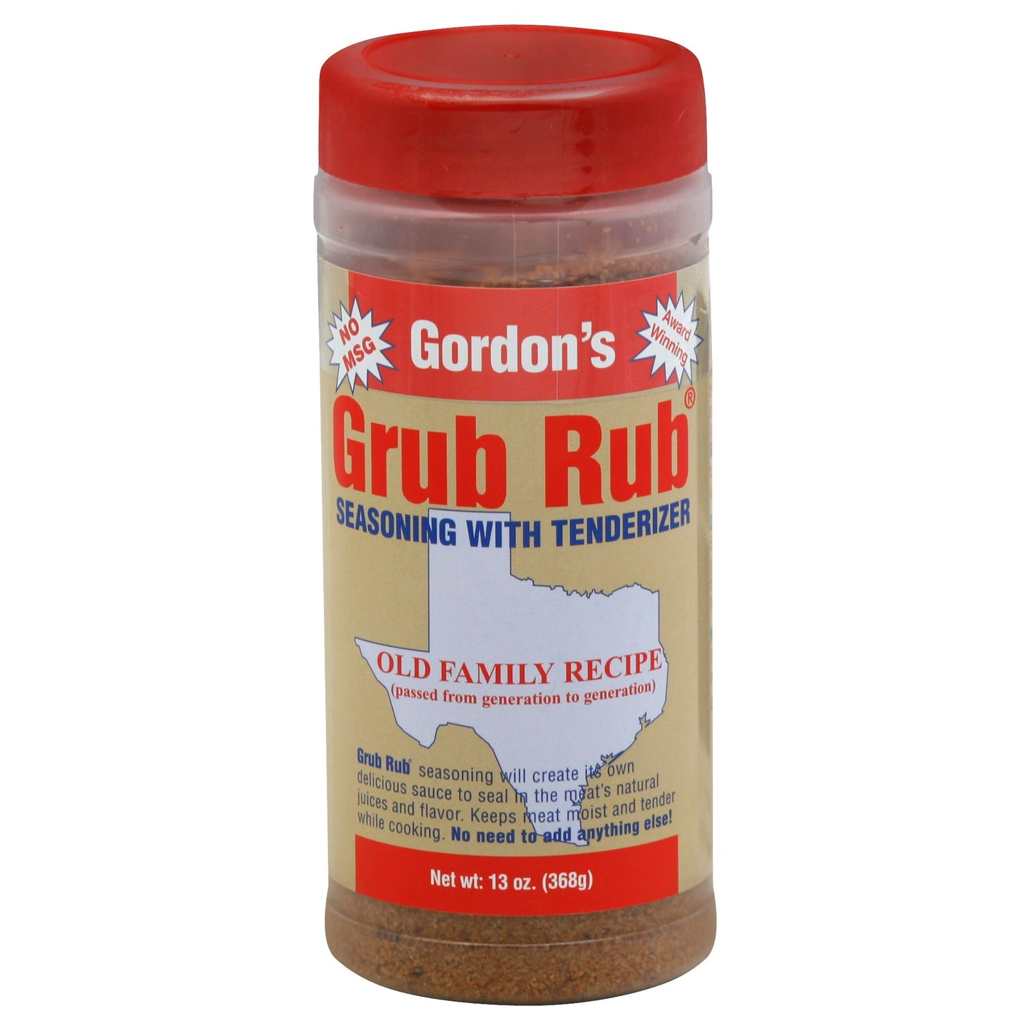 Grub Rub Seasoning Grub Rub 13 Oz (Pack of 6)