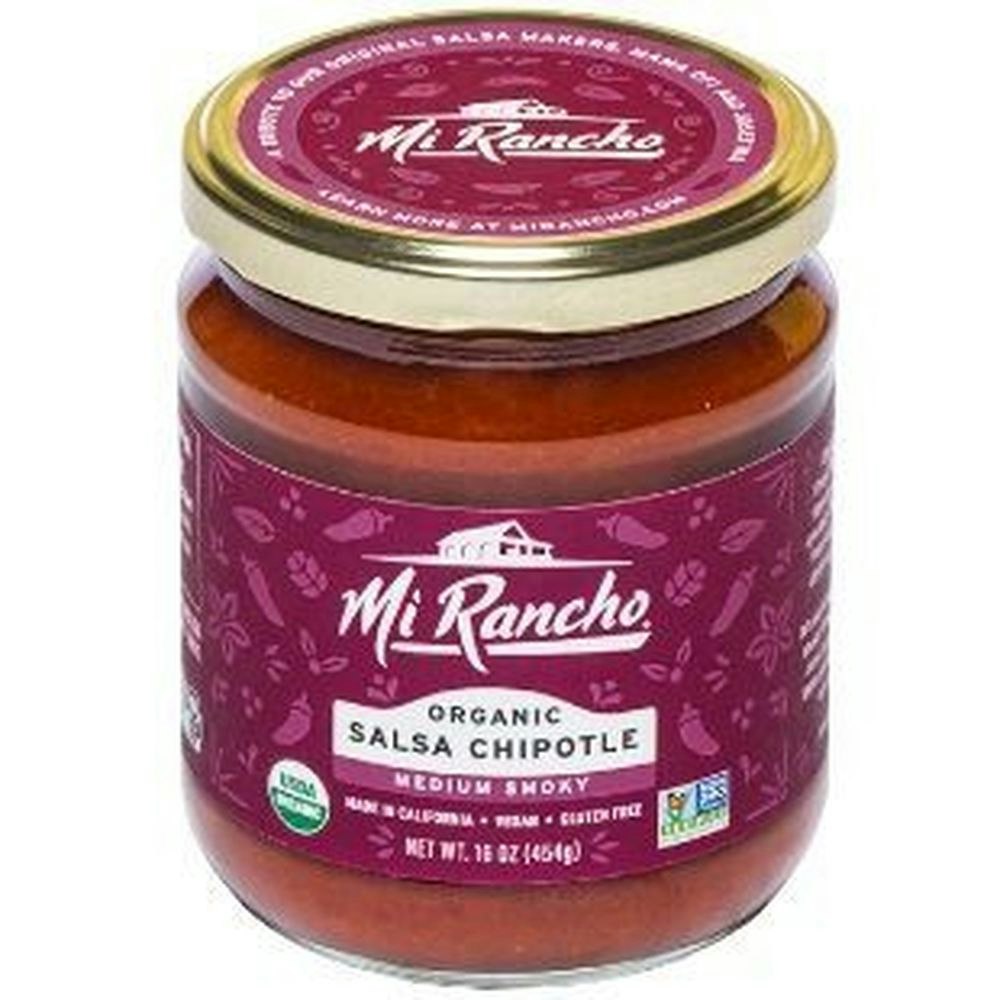 Mi Rancho Organic Chipotle Salsa - 16 Ounce (Pack of 6)