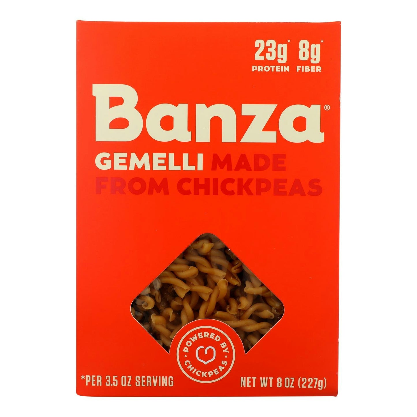 Banza - Pasta Chickpea Gemelli 8 oz (Pack of 6)