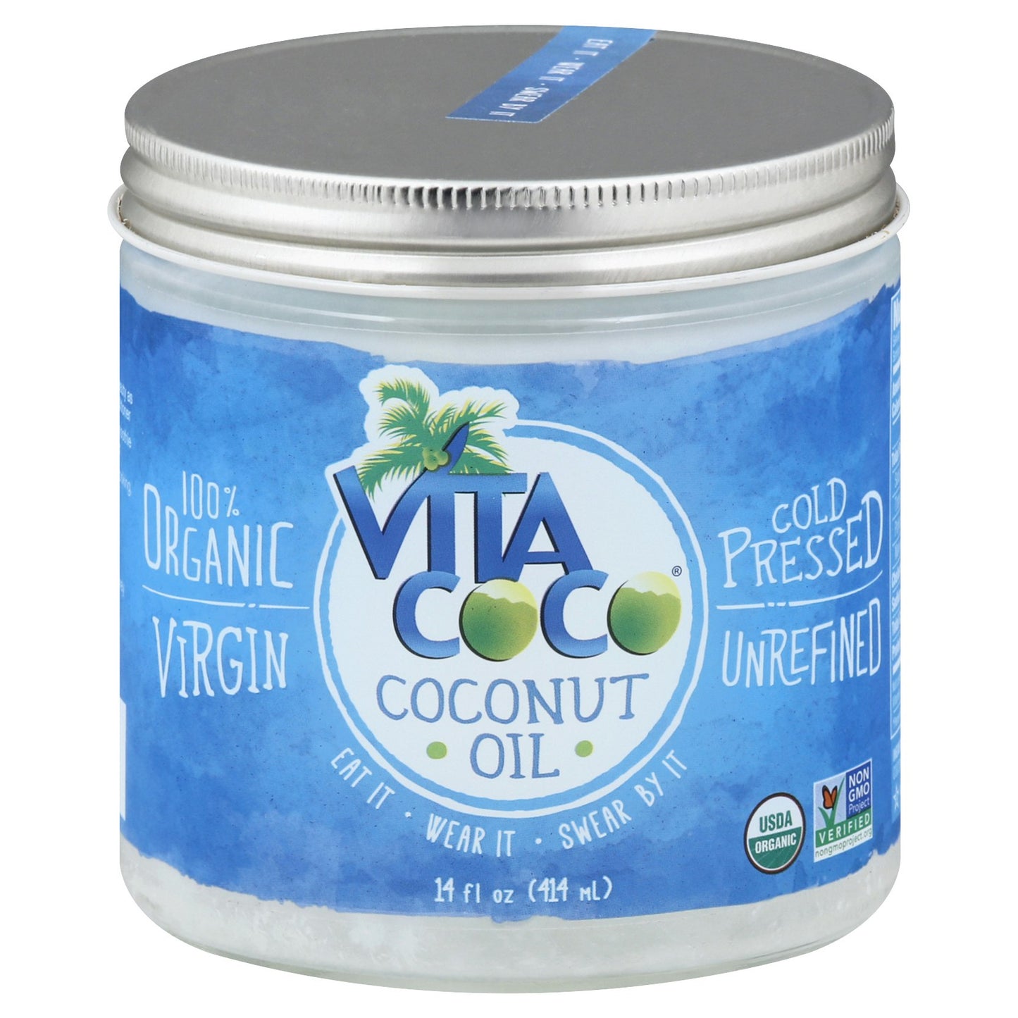 Vita Coco Coconut Oil Unrefined Organic 14 oz (Pack of 6)