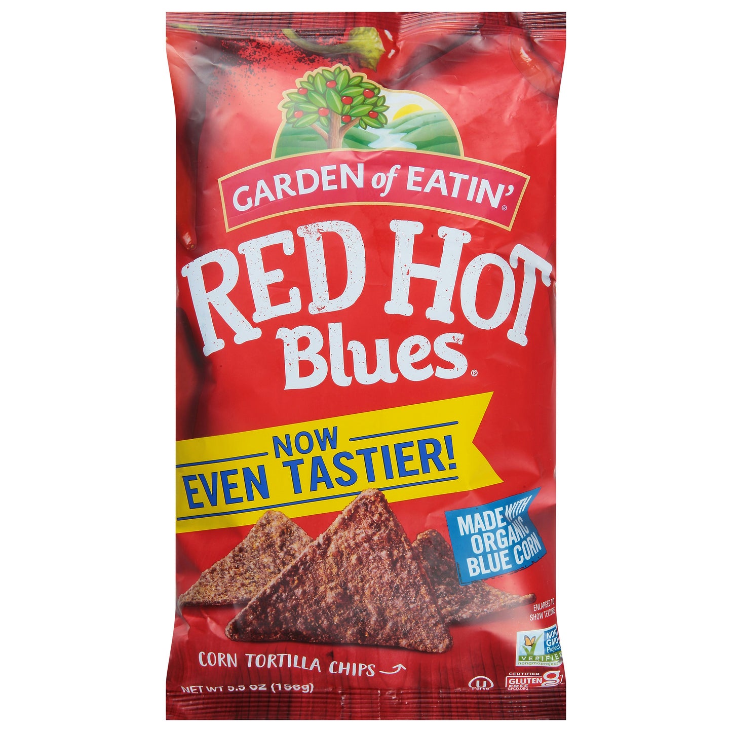 Garden Of Eatin Chip Tortilla Red Hot 5.5 Oz Pack of 12