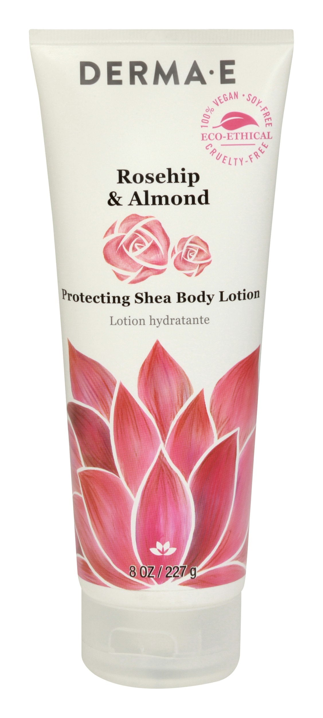 Derma E Lotion Body Shea Rosehip Almond 8 Oz Pack of 1