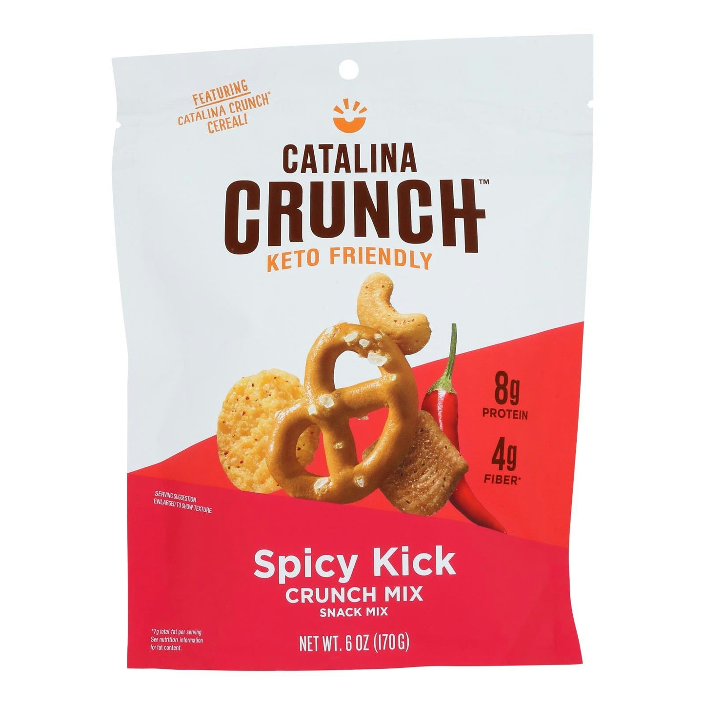 Catalina Crunch - Crunch Mix Spicy Kick 6 oz (Pack of 6)