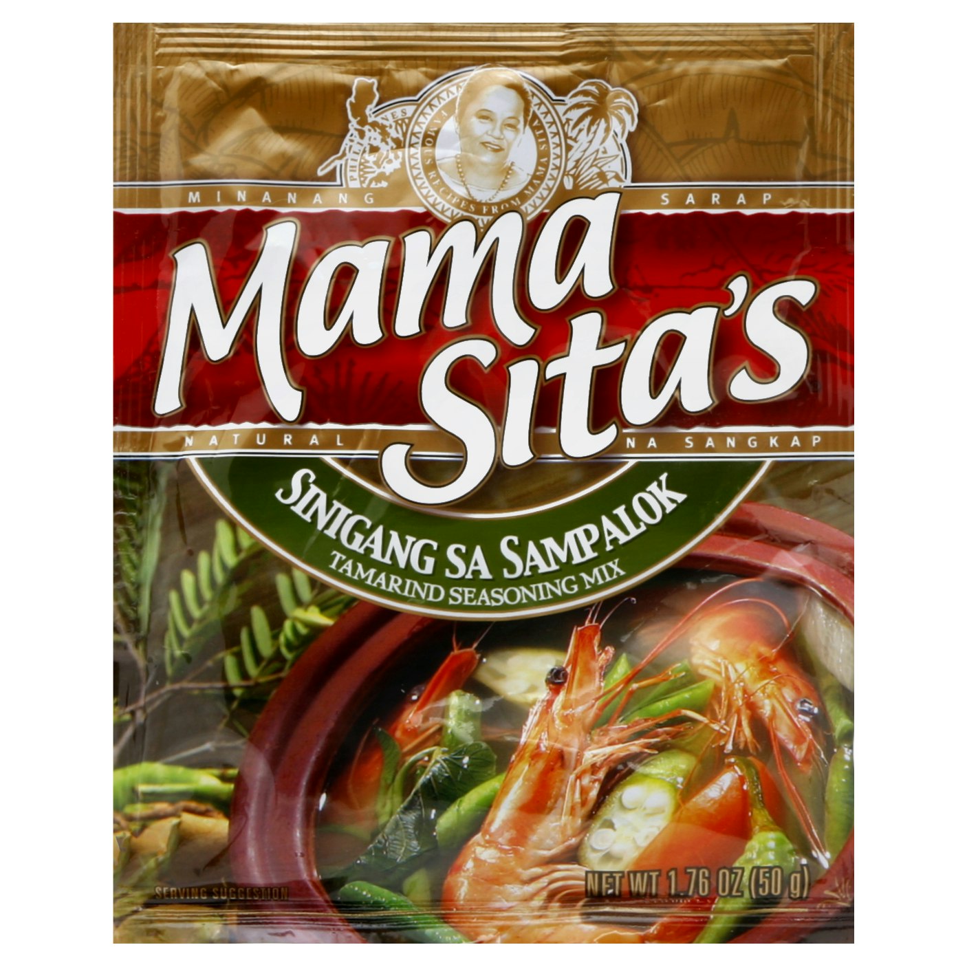 Mama Sitas Specialty Food Singang Mix Tamarind 1.76 Oz Pack of 24