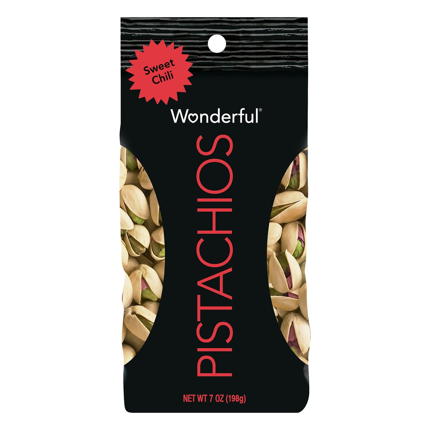 Wonderful Sweet Chili Pistachios - 7 Ounce (Pack of 12)