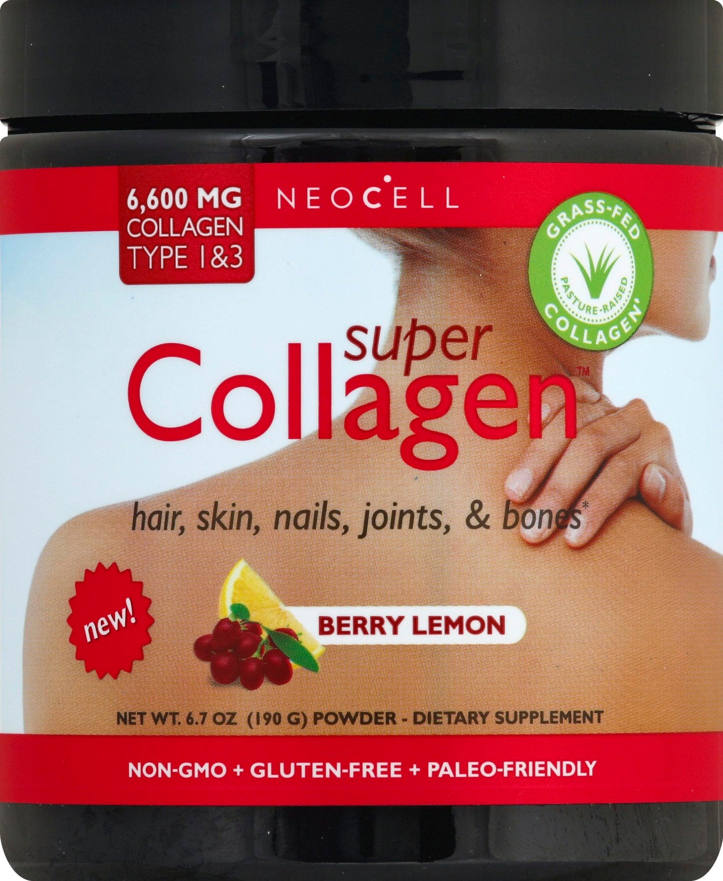 Neocell Collagen Powder Raspberry Lemon 7 Oz