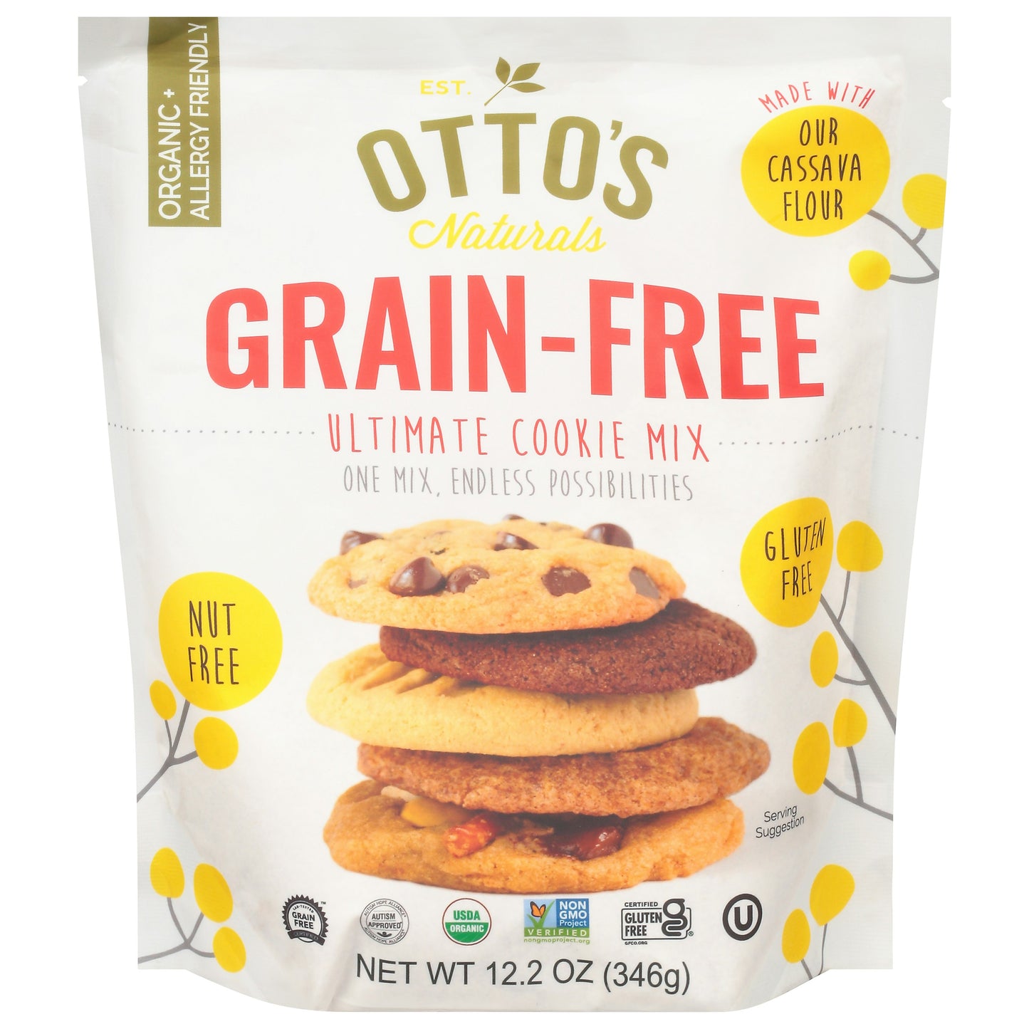 Ottos Naturals Mix Cookie Ultimate 12.2 Oz Pack of 6