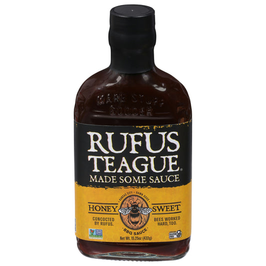 Rufus Teague Sauce Barbeque Honey Sweet 15.25 oz (Pack of 6)