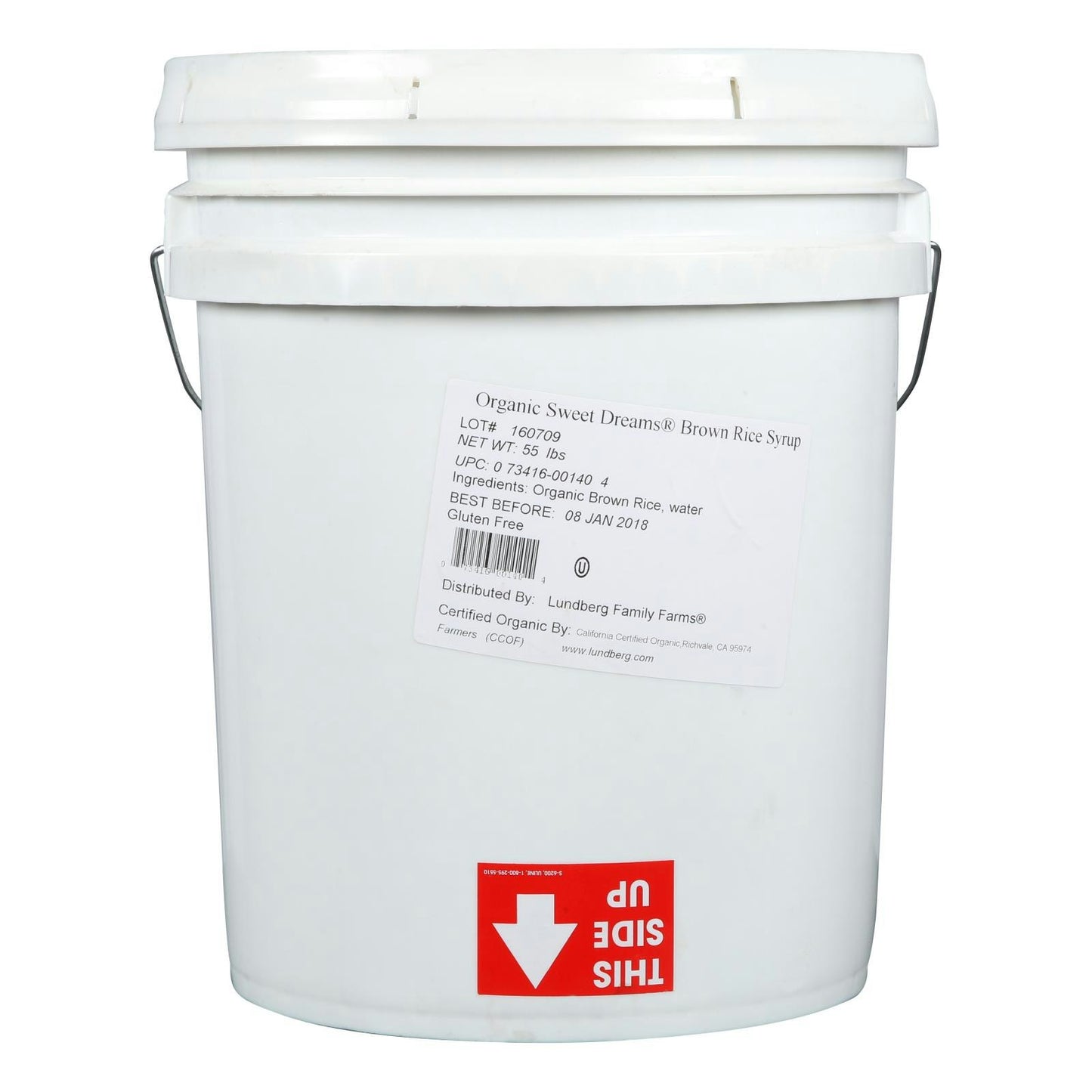 Lundberg Family Farms Organic Country Wild Brown Rice Syrup - 5 Gal