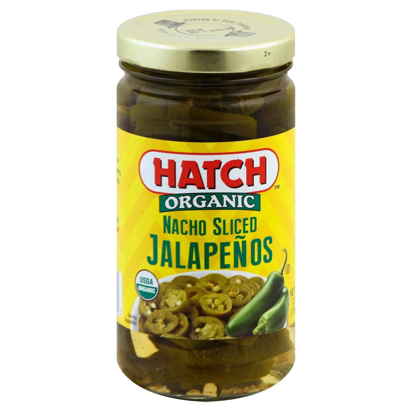 Hatch Jalapenos Sliced Nacho 12 Oz Pack of 12