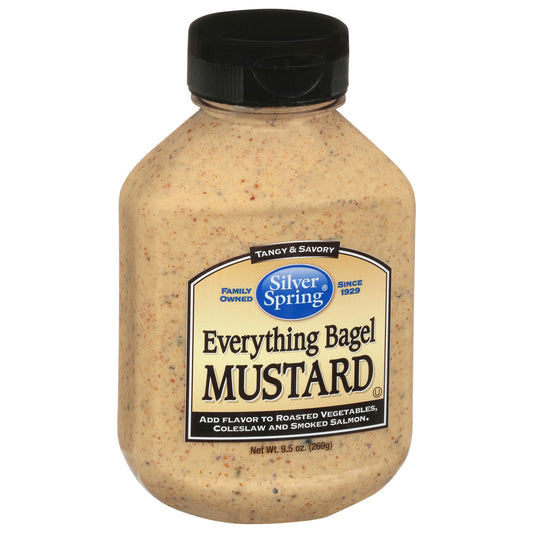Silver Springs Mustard Everything Bagel 9.5 oz (Pack of 9)