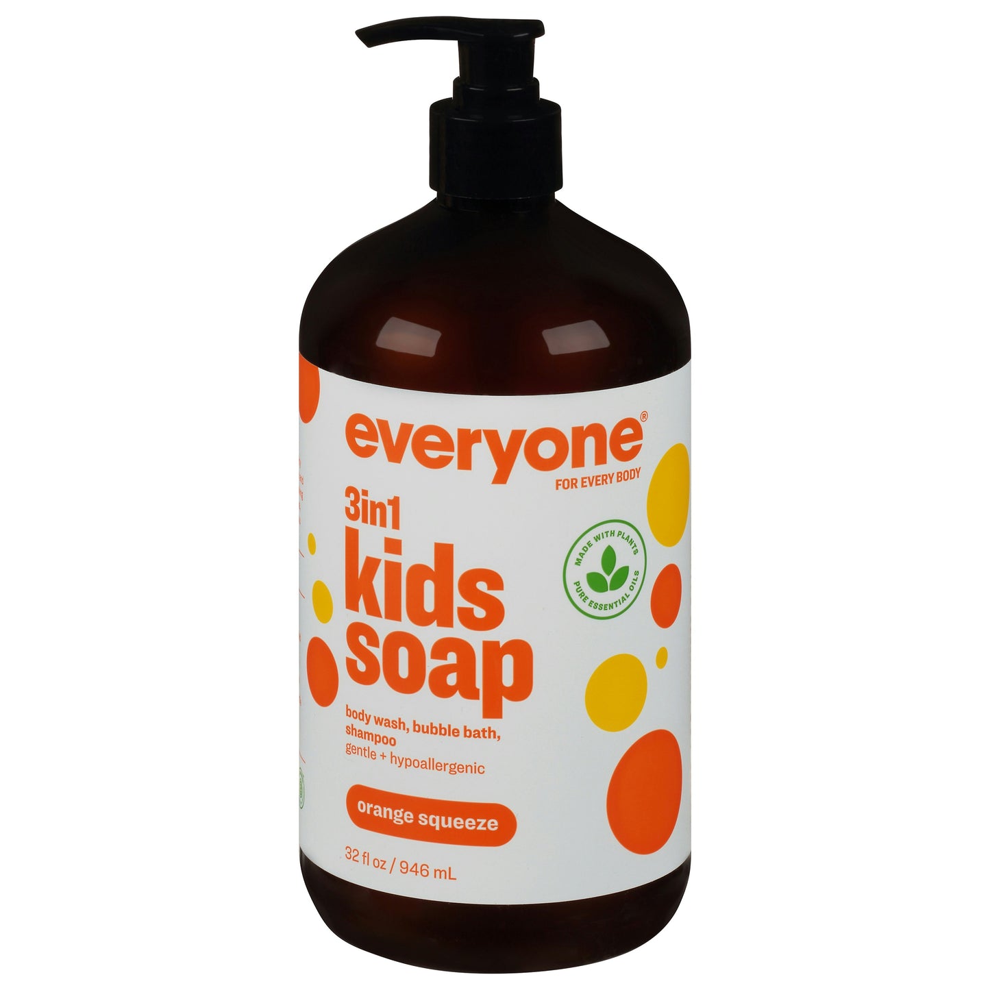 Everyone Soap Kids Orange Squeeze 32 Oz (Pack of 3)