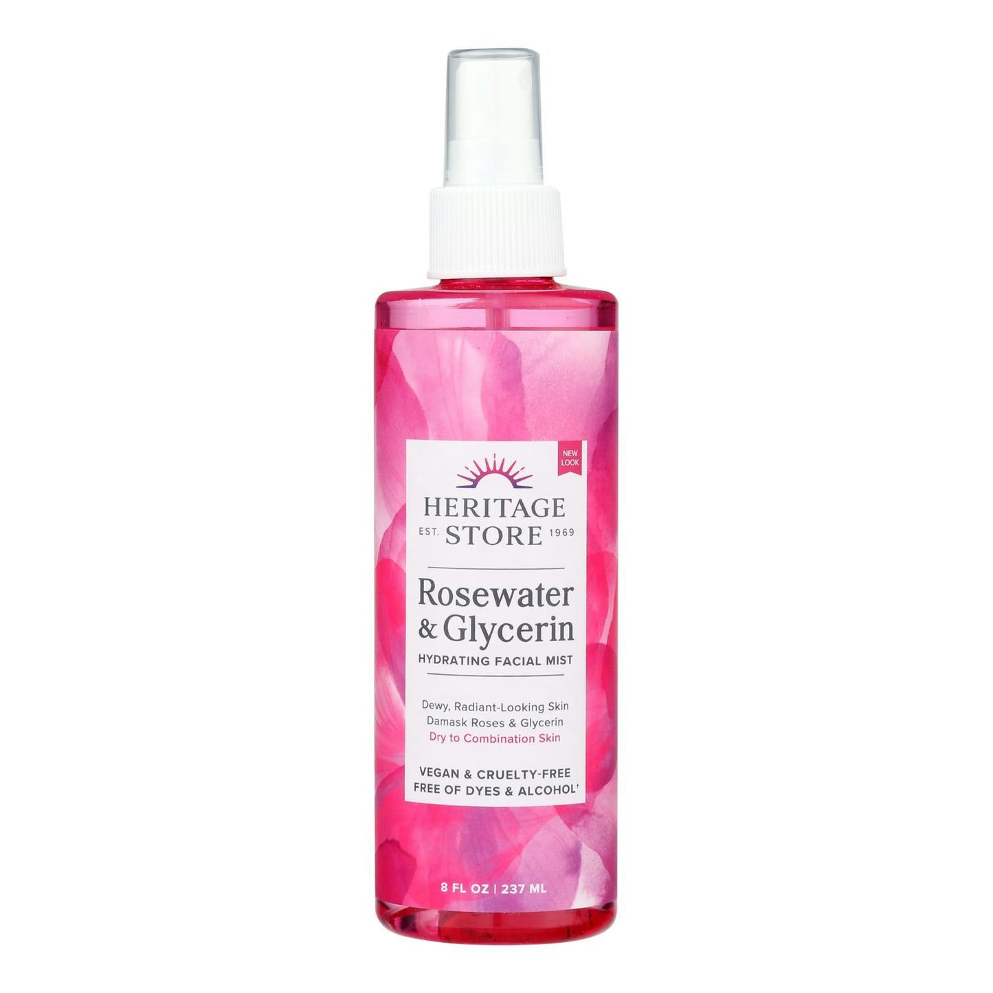 Heritage Products Rosewater and Glycerin - 8 fl oz